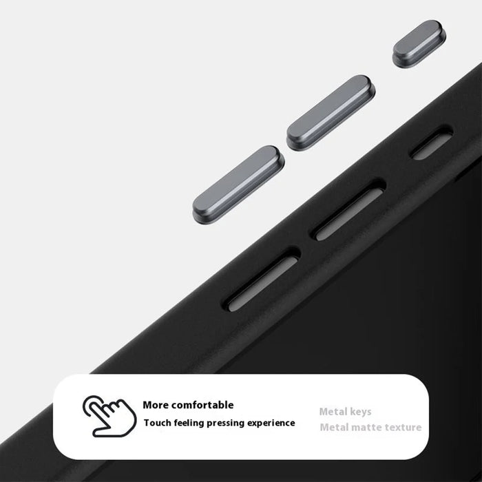 ABEEL For iPhone 17e / 16e Case Compatible with MagSafe Beast Texture Micro-Embossing Back Cover - Black - 6