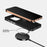 ABEEL For iPhone 16 Pro Case Compatible with MagSafe Beast Texture Micro-Embossing Back Cover - Black - 3