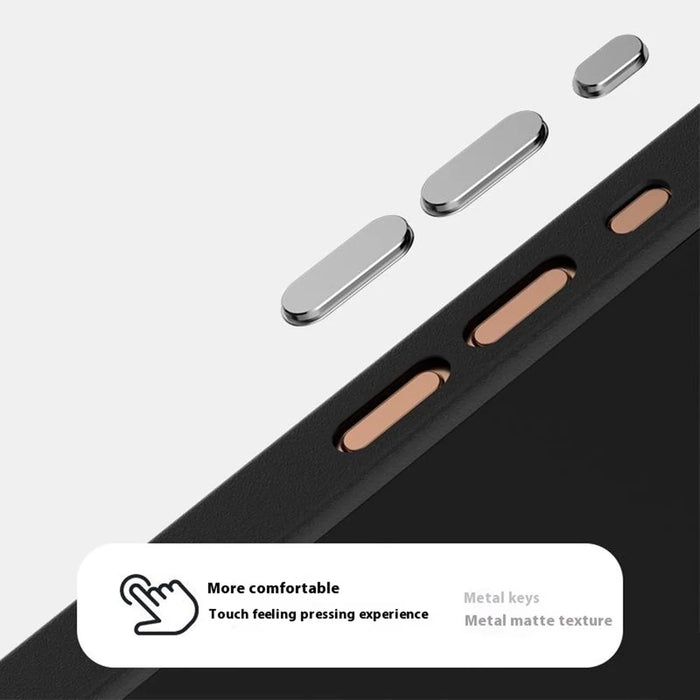 ABEEL For iPhone 16 Pro Max Case Compatible with MagSafe Beast Texture Micro-Embossing Back Cover - Black - 6