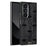 ABEEL For Samsung Galaxy Z Fold7 5G Magnetic Case Beast Texture Micro-Embossing Back Cover - Black - 1