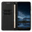 For Samsung Galaxy A35 5G Wallet Case Line Imprinted Leather Stand Phone Cover with Wrist Strap - Black - 3