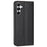 For Samsung Galaxy A15 4G / 5G Wallet Case Line Imprinted Leather Stand Phone Cover with Wrist Strap - Black - 7