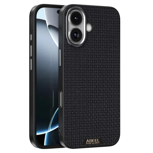 ABEEL For iPhone 17 Case Compatible with MagSafe Textured Micro-Embossing Back Cover - Black - 1