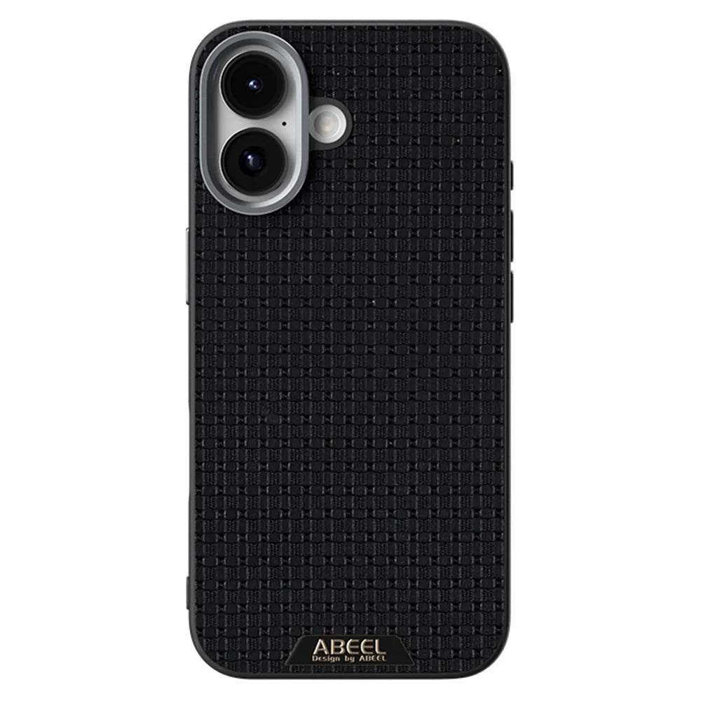 ABEEL For iPhone 17 Case Compatible with MagSafe Textured Micro-Embossing Back Cover - Black - 2