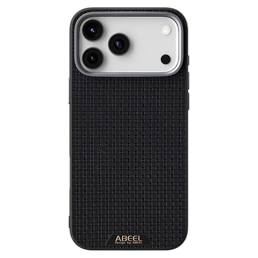 ABEEL For iPhone 18 Pro Max / 17 Pro Max Case Compatible with MagSafe Textured Micro-Embossing Back Cover - Black - 2