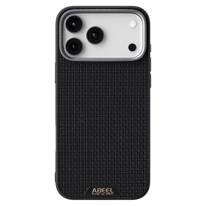 ABEEL For iPhone 18 Pro Max / 17 Pro Max Case Compatible with MagSafe Textured Micro-Embossing Back Cover - Black - 2