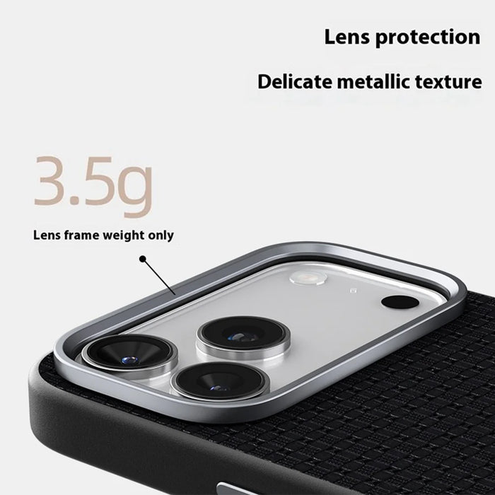 ABEEL For iPhone 18 Pro Max / 17 Pro Max Case Compatible with MagSafe Textured Micro-Embossing Back Cover - Black - 7