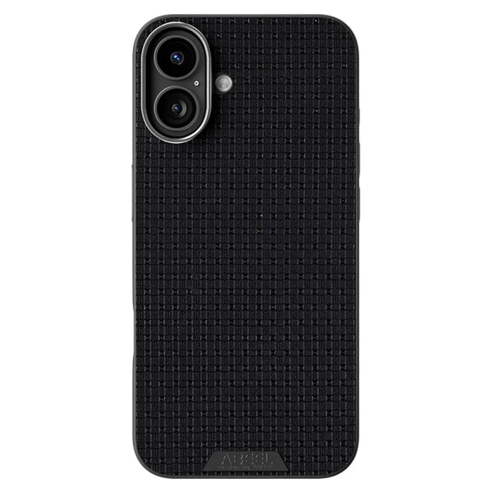 ABEEL For iPhone 16 Case Compatible with MagSafe Textured Micro-Embossing Back Cover - Black - 2