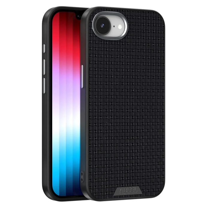 ABEEL For iPhone 17e / 16e Case Compatible with MagSafe Textured Micro-Embossing Back Cover - Black - 1