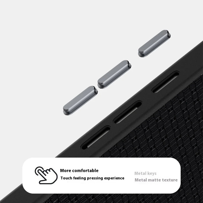 ABEEL For Google Pixel 9a Magnetic Case Textured Micro-Embossing Back Cover - Black - 4