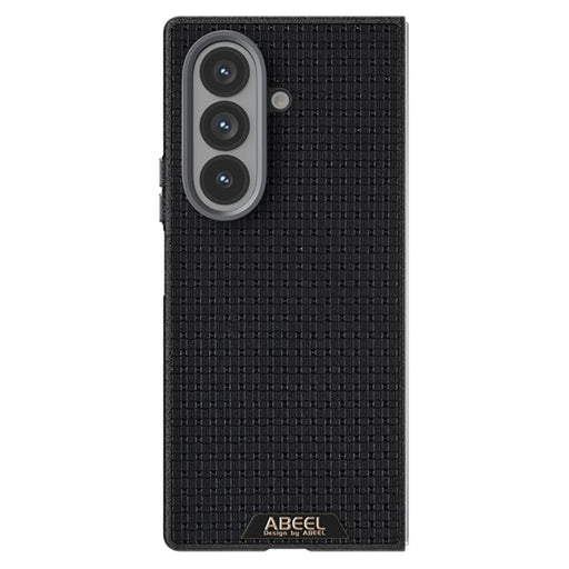 ABEEL For Samsung Galaxy Z Fold7 5G Magnetic Case Textured Micro-Embossing Back Cover - Black - 2