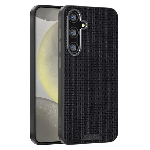 ABEEL For Samsung Galaxy S24 FE Magnetic Case Textured Micro-Embossing Back Cover - Black - 1