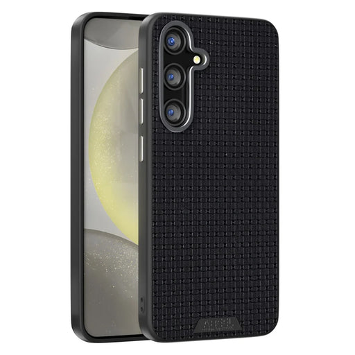 ABEEL For Samsung Galaxy S24 FE Magnetic Case Textured Micro-Embossing Back Cover - Black - 1