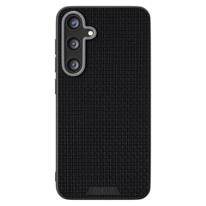 ABEEL For Samsung Galaxy S24 FE Magnetic Case Textured Micro-Embossing Back Cover - Black - 2
