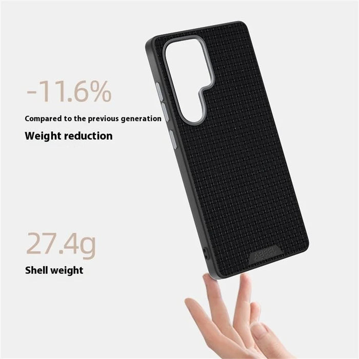 ABEEL For Samsung Galaxy S25 Ultra Magnetic Case Textured Micro-Embossing Back Cover - Green - 3