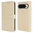 For Google Pixel 9 / 9 Pro Stand Case Shockproof Leather Wallet Phone Cover - Beige - 1