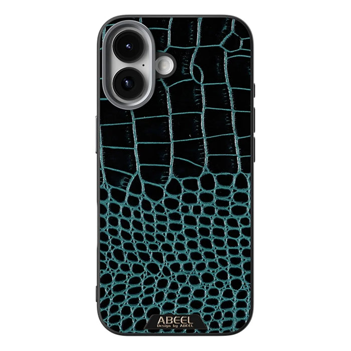 ABEEL For iPhone 17 Case Compatible with MagSafe Crocodile Texture Micro-Embossing Back Cover - Green - 1