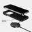 ABEEL For iPhone 17 Pro Max Case Compatible with MagSafe Crocodile Texture Micro-Embossing Back Cover - Black - 4