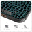 ABEEL For iPhone 16 Pro Max Case Compatible with MagSafe Crocodile Texture Micro-Embossing Back Cover - Black - 7