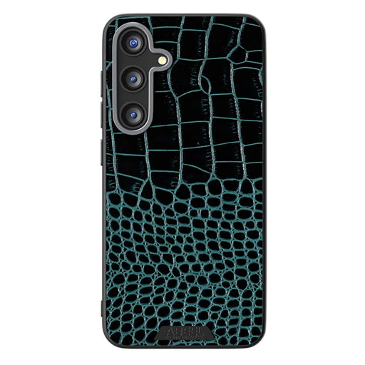 ABEEL For Samsung Galaxy S25+ Magnetic Case Crocodile Texture Micro-Embossing Back Cover - Green - 2