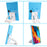 For TCL NxtPaper 14 Case Kickstand PC + Silicone Anti Slip Shockproof Tablet Cover - Blue - 7