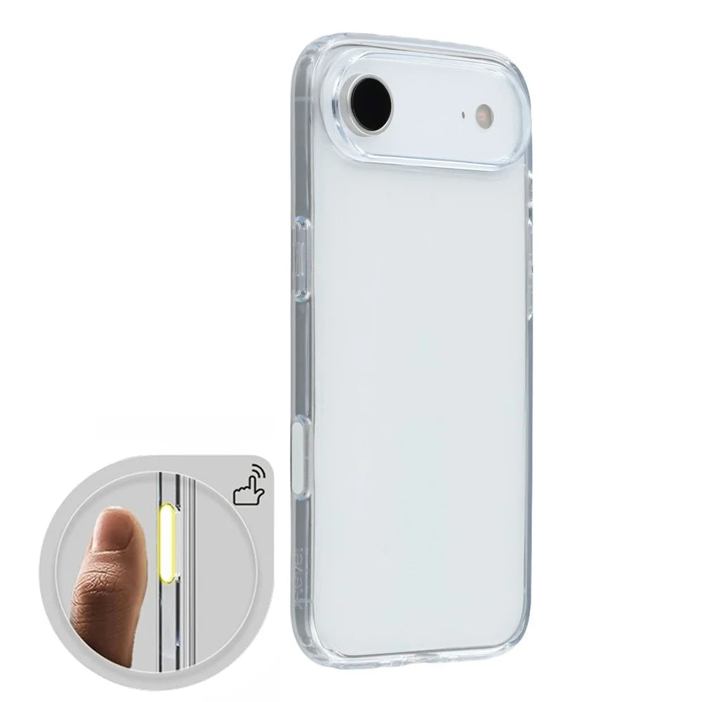 X-LEVEL For iPhone Air Phone Case TPU + PC Clear Back Cover with Camera Control Button - 1