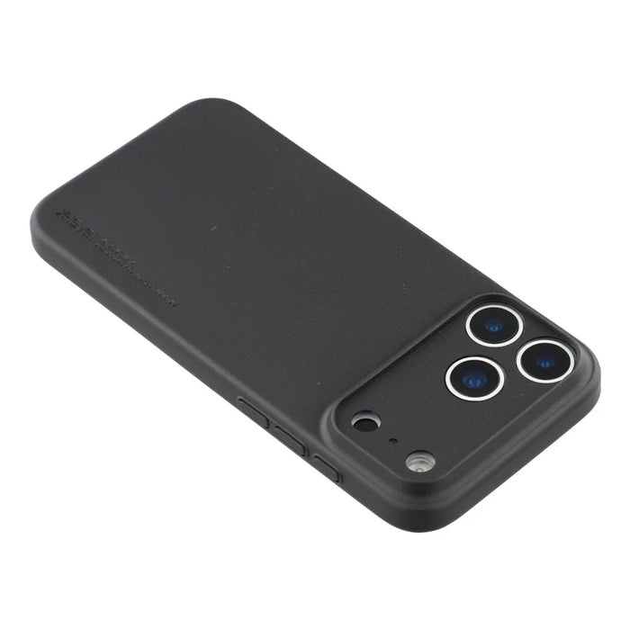 X-LEVEL Wings II Series For iPhone 17 Pro Case Hard PP Matte Phone Cover 0.18mm Ultra-Thin - Black - 4
