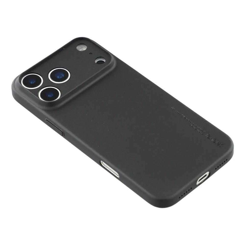 X-LEVEL Wings II Series For iPhone 17 Pro Case Hard PP Matte Phone Cover 0.18mm Ultra-Thin - Black - 5