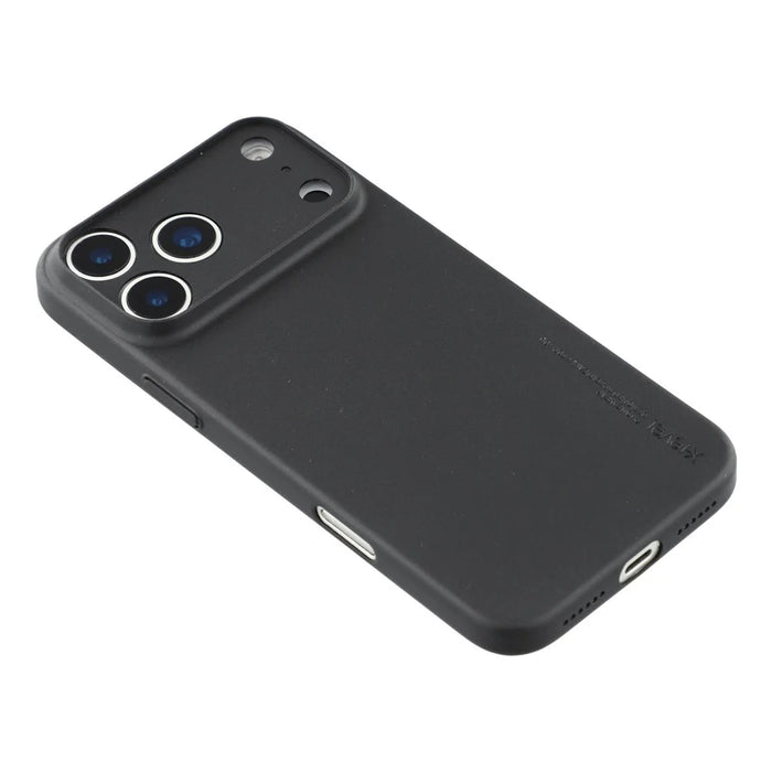 X-LEVEL Wings II Series For iPhone 17 Pro Case Hard PP Matte Phone Cover 0.18mm Ultra-Thin - Black - 5