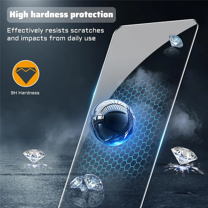 For Samsung Galaxy S25 FE Clear TPU Anti-Scratch Phone Case + 2.5D Arc Edge Screen Protector - 6