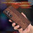 AZNS For Samsung Galaxy S25 FE Case Protective PU Leather Covered TPU Phone Shell - Brown - 5
