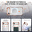 For iPhone Air Clear Phone Case with Lens Kickstand Cover Compatible with MagSafe - Orange - 3