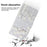 For Samsung Galaxy S25 FE Case Pattern Printing Leather Wallet Phone Cover with Wrist Strap - Magnolia - 5