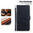 For Samsung Galaxy S25 FE Case RFID Blocking Kitten Pattern TPU + PU Leather Phone Cover with Wrist Strap - Black - 6