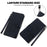 For Samsung Galaxy S25 FE Case RFID Blocking Kitten Pattern TPU + PU Leather Phone Cover with Wrist Strap - Black - 7