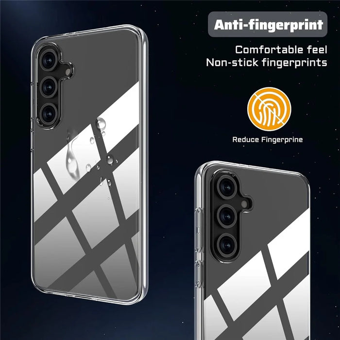 For Samsung Galaxy A18 5G / A18 4G / A17 5G / A17 4G Clear TPU Anti-Scratch Phone Case + 2.5D Arc Edge Screen Protector - 2