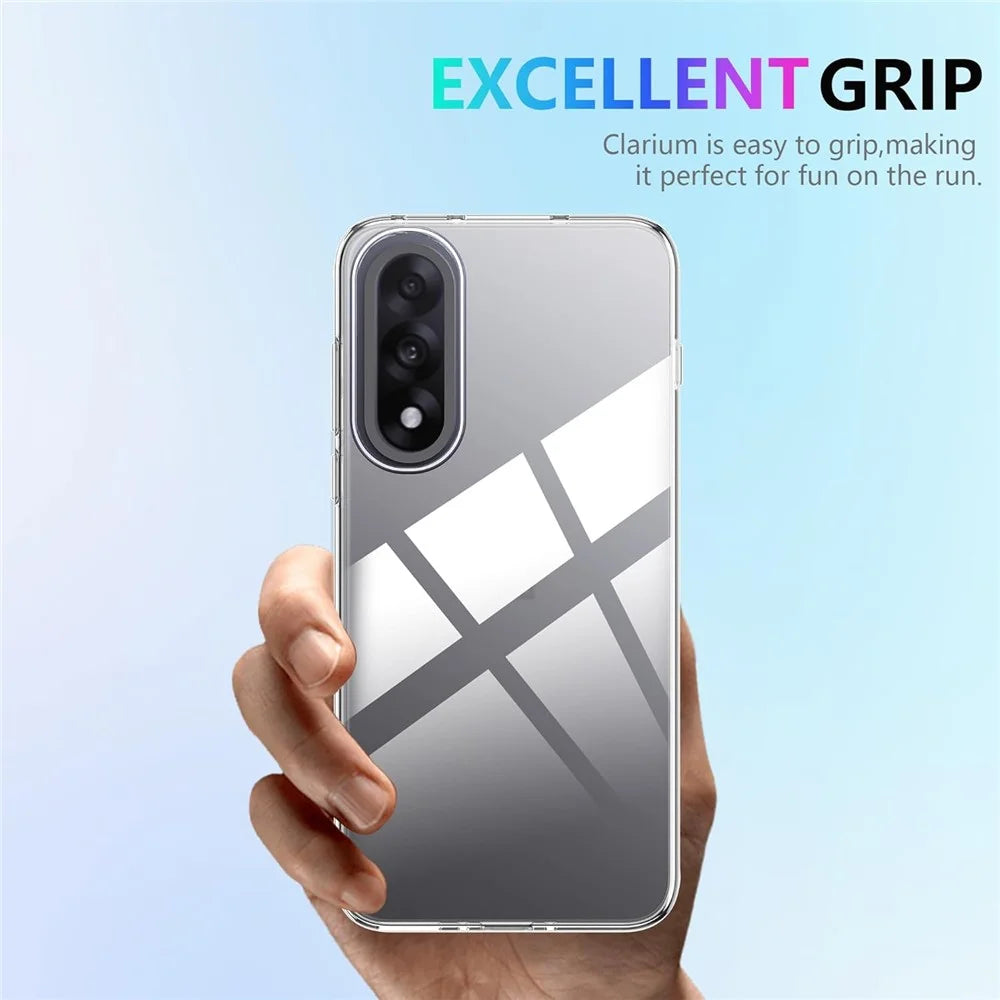 For OnePlus Nord 5 5G / Ace 5 Ultra 5G Case TPU Clear Phone Cover + 2PCS Tempered Glass Screen Film 2.5D Arc Edge - 2