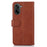 For OnePlus Nord CE5 5G / Ace 5 Racing 5G Case Cowhide Texture Leather Wallet Phone Cover with Stand - Brown - 7