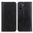 For OnePlus Nord CE5 5G  /  Ace 5 Racing 5G Stand Case Split Leather Litchi Texture Wallet Phone Cover - Black - 1