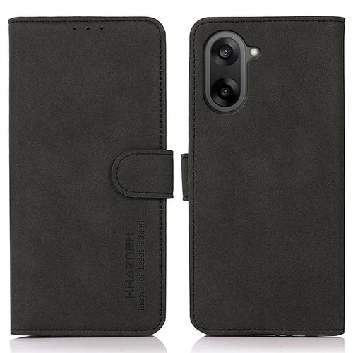 KHAZNEH For OnePlus Nord CE5 5G  /  Ace 5 Racing 5G Case PU Leather Wallet Stand Phone Cover - Black - 1