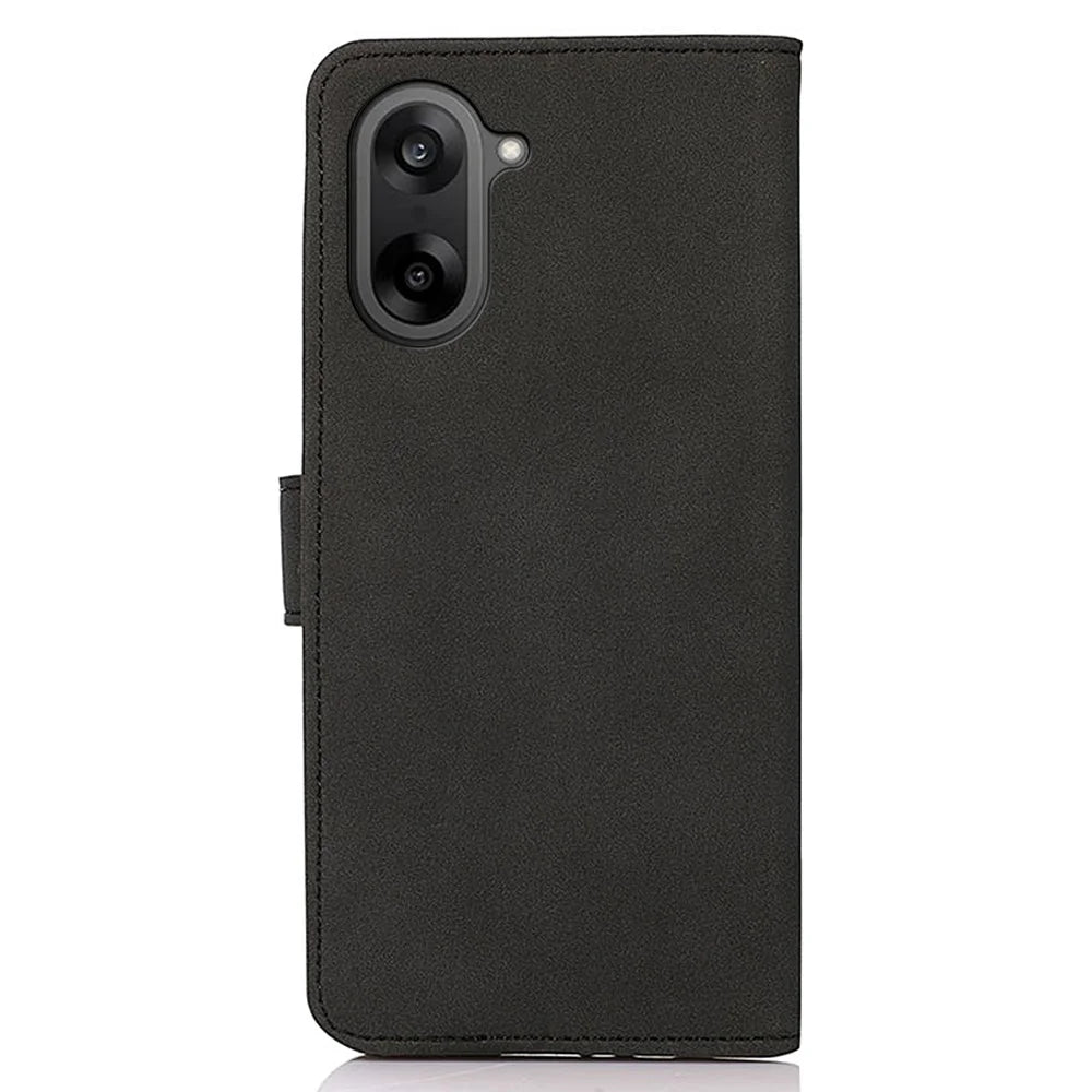 KHAZNEH For OnePlus Nord CE5 5G  /  Ace 5 Racing 5G Case PU Leather Wallet Stand Phone Cover - Black - 7