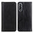 For OnePlus Nord 5 5G / Ace 5 Ultra 5G Stand Case Split Leather Litchi Texture Wallet Phone Cover - Black - 1