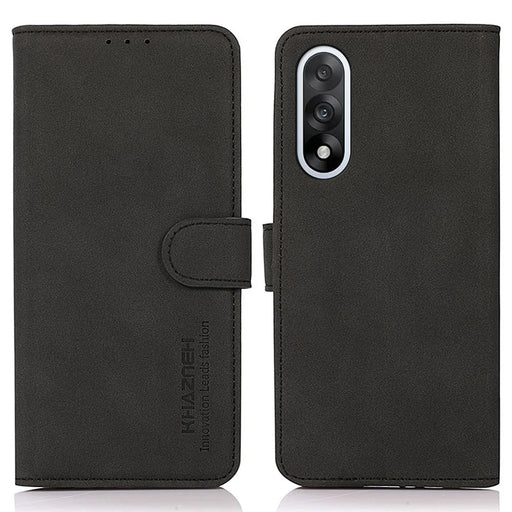 KHAZNEH For OnePlus Nord 5 5G / Ace 5 Ultra 5G Case PU Leather Wallet Stand Phone Cover - Black - 1