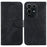 For Infinix Note 50 4G  /  Note 50 Pro 4G Wallet Case Tiger Imprint Leather Shockproof Phone Cover with Wrist Strap - Black - 1