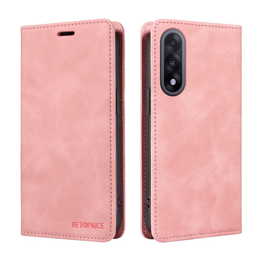 BETOPNICE For OnePlus Ace 5 Ultra 5G / OnePlus Nord 5 5G Case  Magnetic Closure RFID Blocking Wallet Stand Leather Phone Cover - Pink - 2