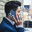 BINFEN COLOR For TECNO Spark 40 Pro 4G Leather Case  BF36 Floral Pattern Phone Cover RFID Blocking Wallet Stand - Dark Blue - 7