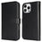 For iPhone 16 Pro Stand Case Shockproof Leather Wallet Phone Cover - Black - 1