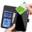 For iPhone 17 Stand Case Shockproof Leather Wallet Phone Cover - Black - 6