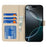 For iPhone 18 Pro Max / 17 Pro Max Stand Case Shockproof Leather Wallet Phone Cover - Beige - 2