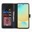 For Samsung Galaxy S24 FE Stand Case Shockproof Leather Wallet Phone Cover - Black - 2